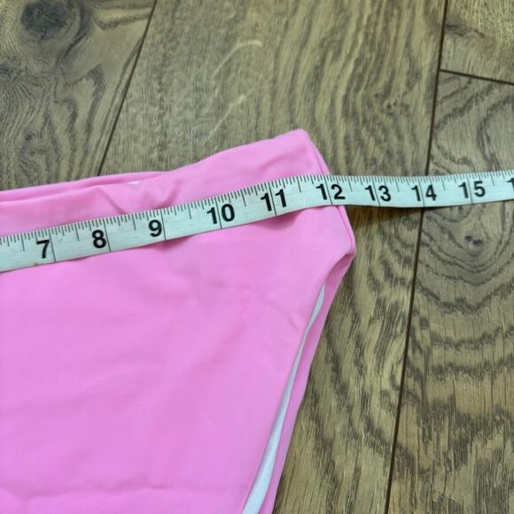 NWOT ASOS High-Leg High-Waist Bikini Bottom Bright Pink Mix & Match Sz 6 - Picture 6 of 8